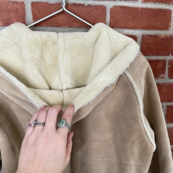 Vintage genuine leather zip up jacket - Picture 8 of 9